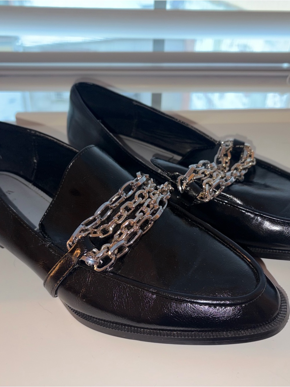 ZARA Chained Loafers
